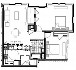 Two Bedroom Apartment Example